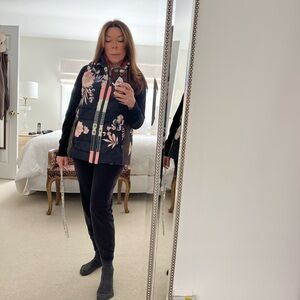 Johnny Was Multicolor reversible puffer vest. Fits S/M